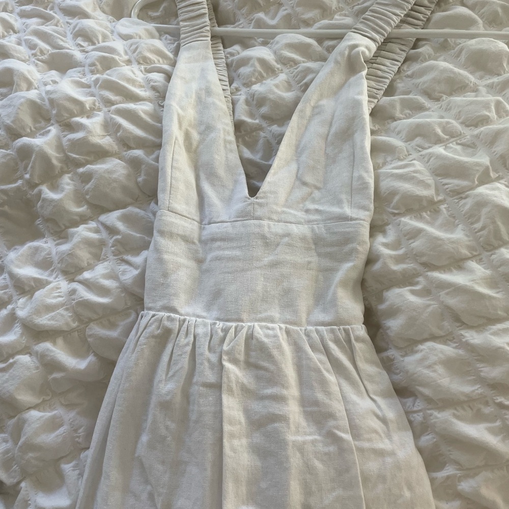 Abercrombie White Linen Mini dress